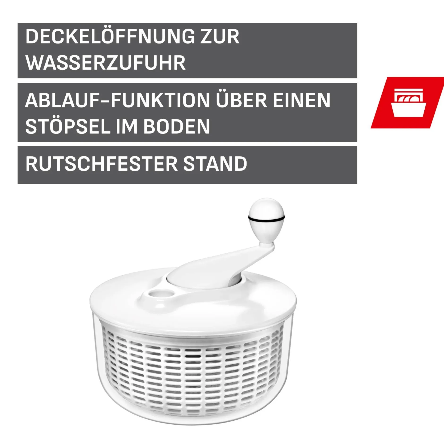 Silit Salatschleuder, Weiß|WMF Best