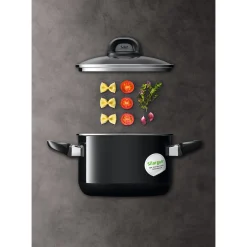Silit Silargan® Modesto Bratentopf mit Deckel, 16 cm, Black|WMF Hot