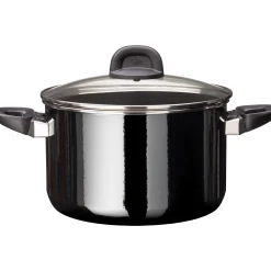 Silit Silargan® Modesto Kochtopf mit Deckel, 24 cm, Black|WMF Discount
