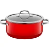 Silit Silargan® Passion Bratentopf mit Deckel, 24 cm, Red|WMF Best