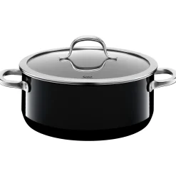 Silit Silargan® Passion Bratentopf mit Deckel, 24 cm, Black|WMF Clearance