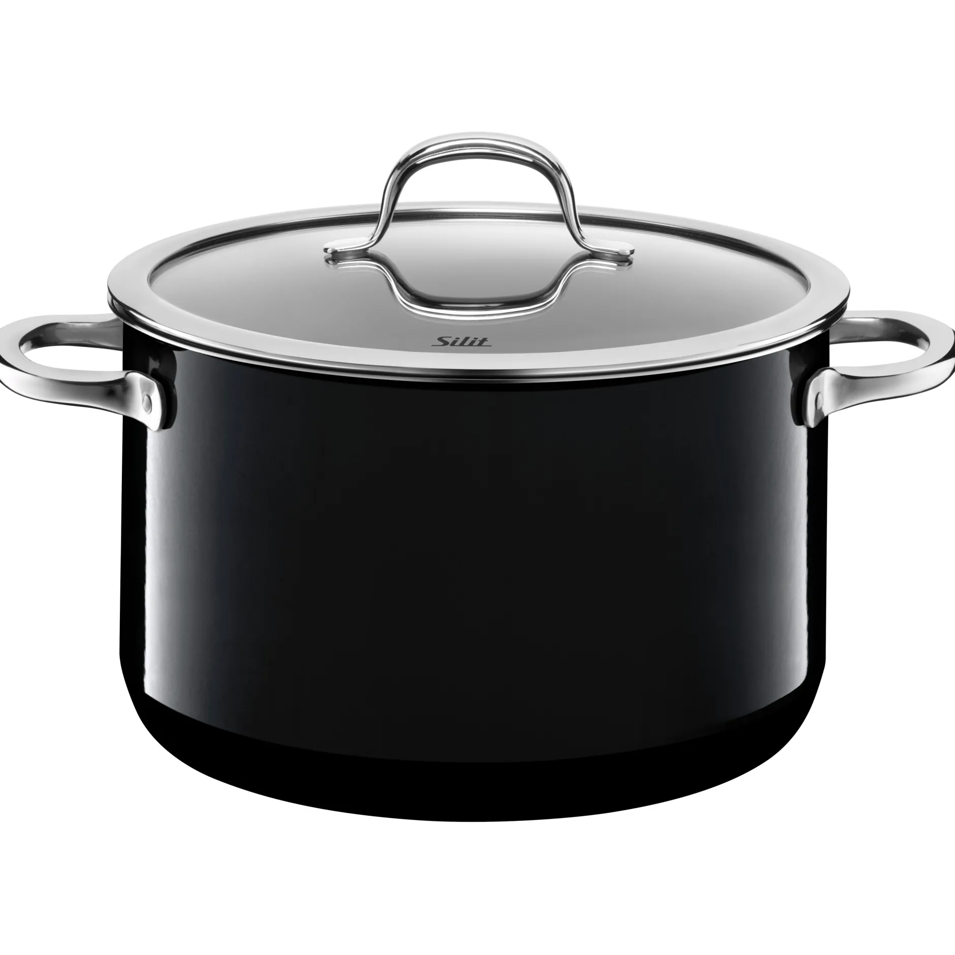 Silit Silargan® Passion Kochtopf mit Deckel, 24 cm, Black|WMF Clearance