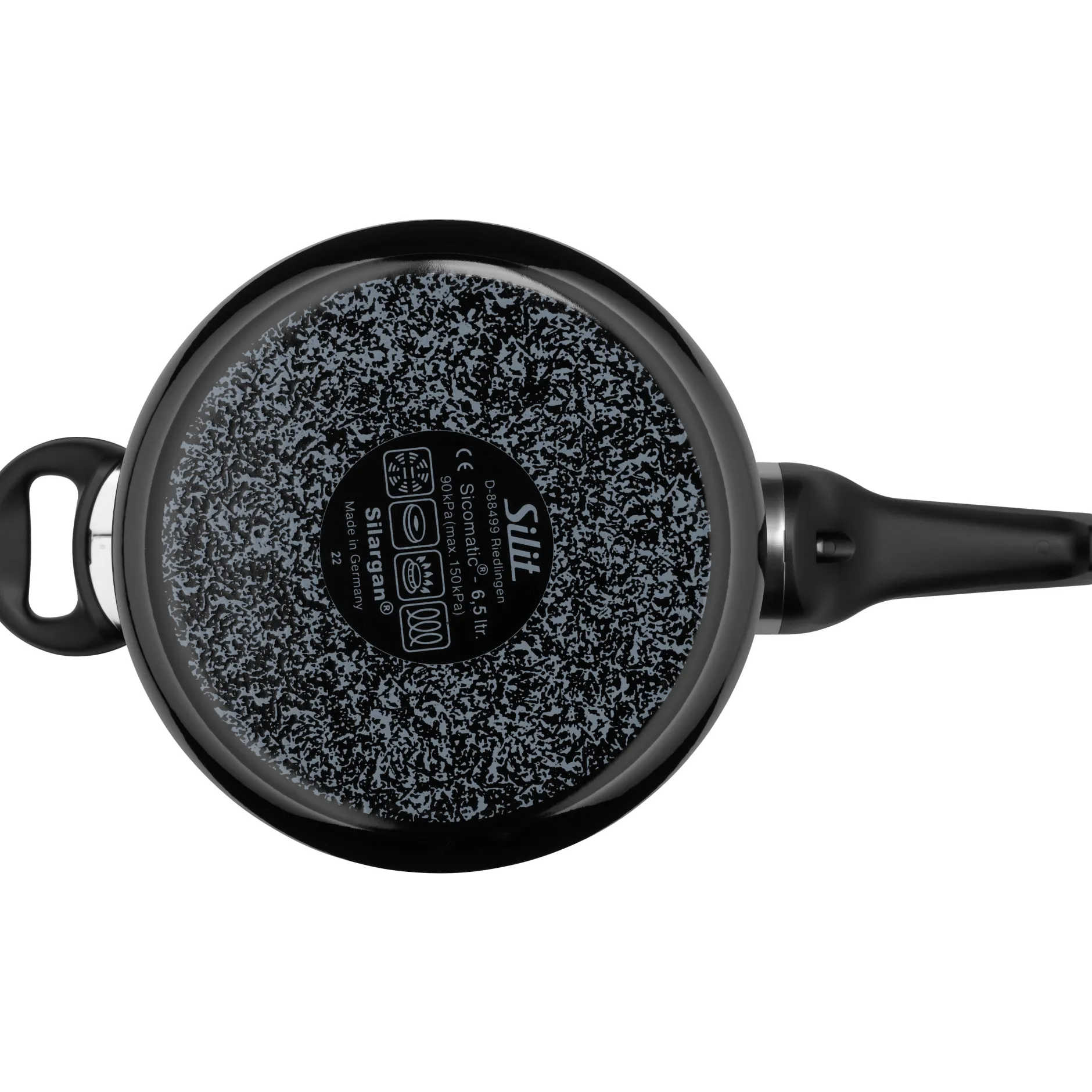 Silit Silargan® Sicomatic t-Plus Schnellkochtopf 22 cm, 6,5 l, Black|WMF