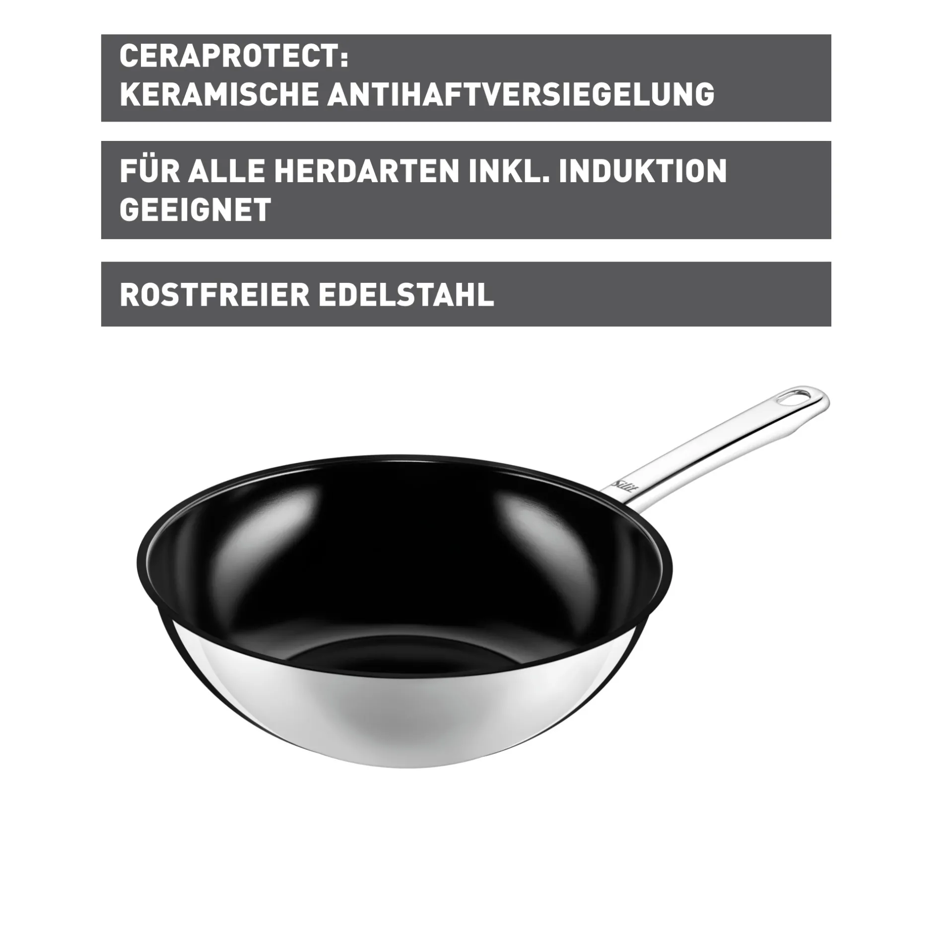Silit Wuhan Wok-Pfanne, 28 cm|WMF Best