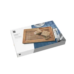 Smart Storage Brotschneidebrett mit Auffangschale Schneidebrett, 44 x 27 cm|WMF