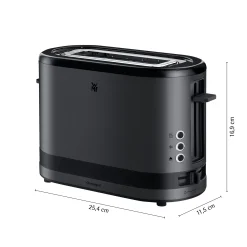 KÜCHENminis 1-Scheiben-Toaster, Deep Black|WMF Best