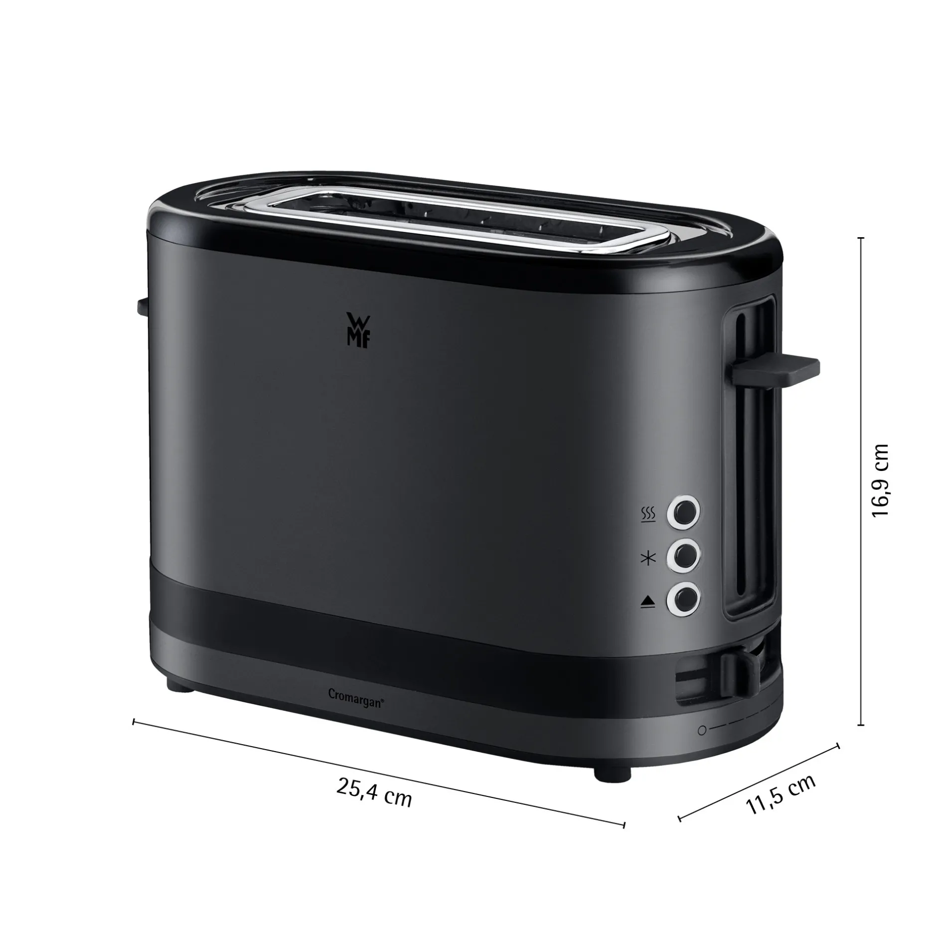 KÜCHENminis 1-Scheiben-Toaster, Deep Black|WMF Best