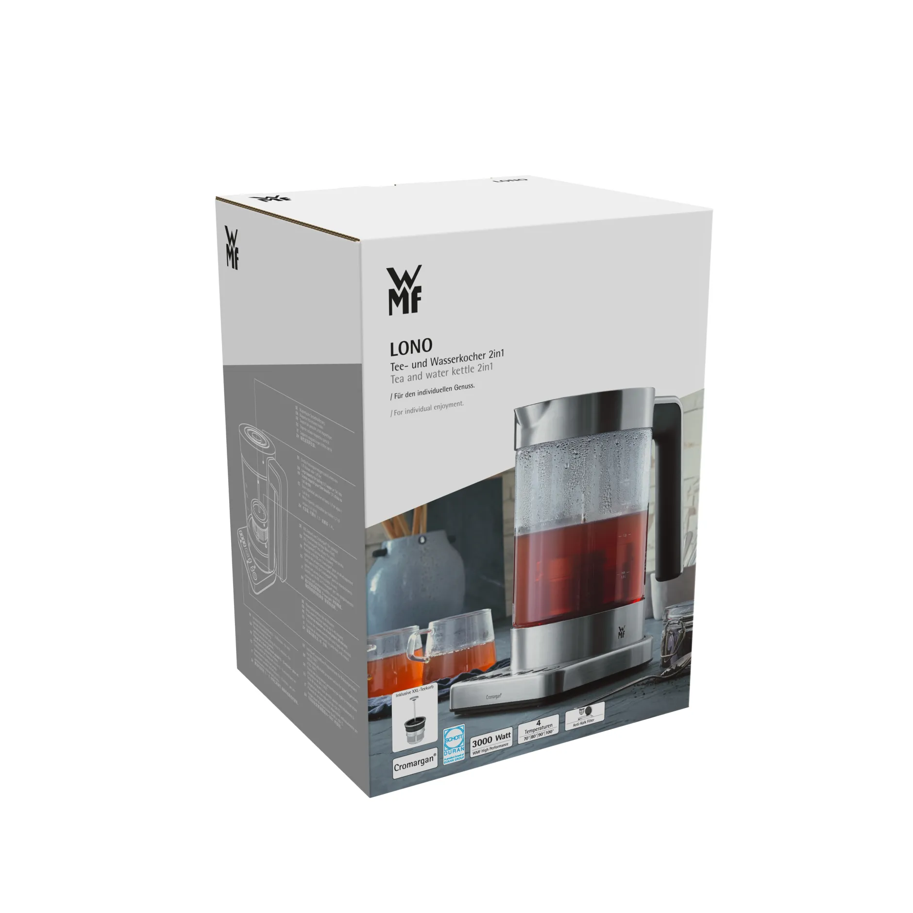 Lono Tee- und Wasserkocher 2-in-1, 1,7 l|WMF New