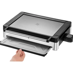 Lono Tischgrill gerippt mit Glasdeckel|WMF Online