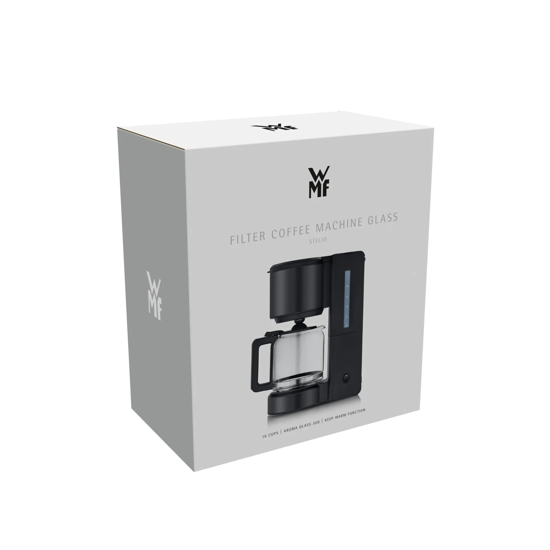 Stelio Kaffeemaschine Glas, Deep Black|WMF Outlet