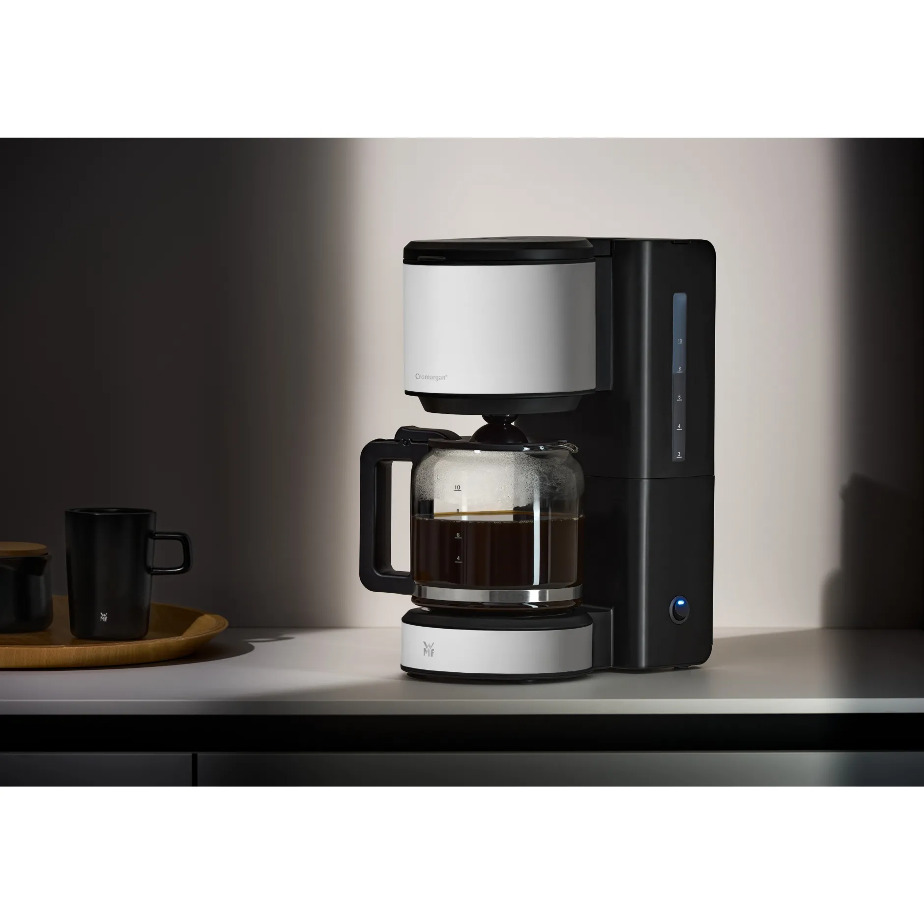 Stelio Kaffeemaschine Glas, Paper White|WMF